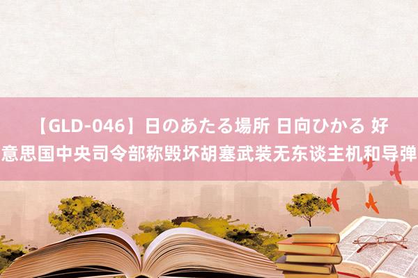 【GLD-046】日のあたる場所 日向ひかる 好意思国中央司令部称毁坏胡塞武装无东谈主机和导弹