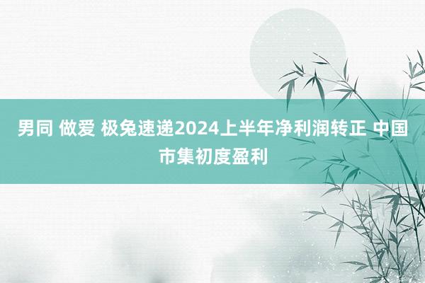 男同 做爱 极兔速递2024上半年净利润转正 中国市集初度盈利