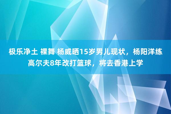 极乐净土 裸舞 杨威晒15岁男儿现状，杨阳洋练高尔夫8年改打篮球，将去香港上学