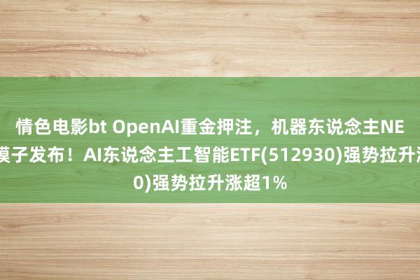 情色电影bt OpenAI重金押注，机器东说念主NEO寰球模子发布！AI东说念主工智能ETF(512930)强势拉升涨超1%